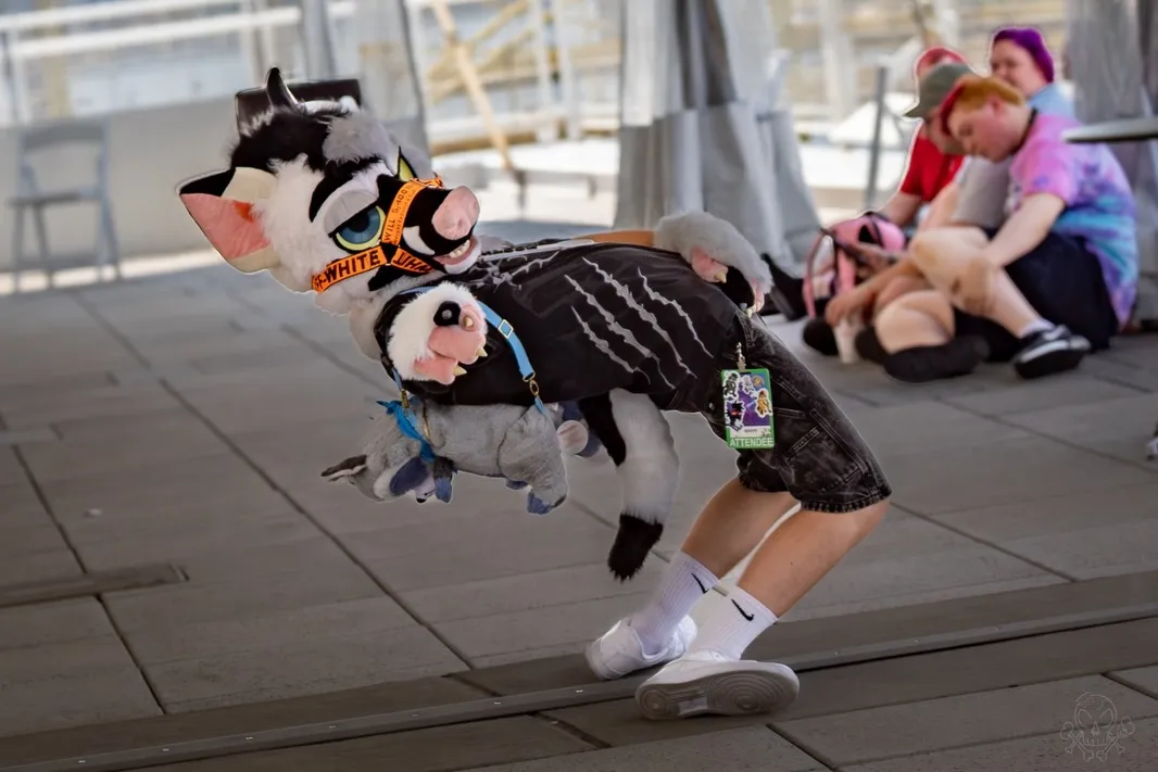 Photo by spoon on January 21, 2026. May be an image of costume, glasses and text that says 'WHITE WHITE ATTENDEE'.