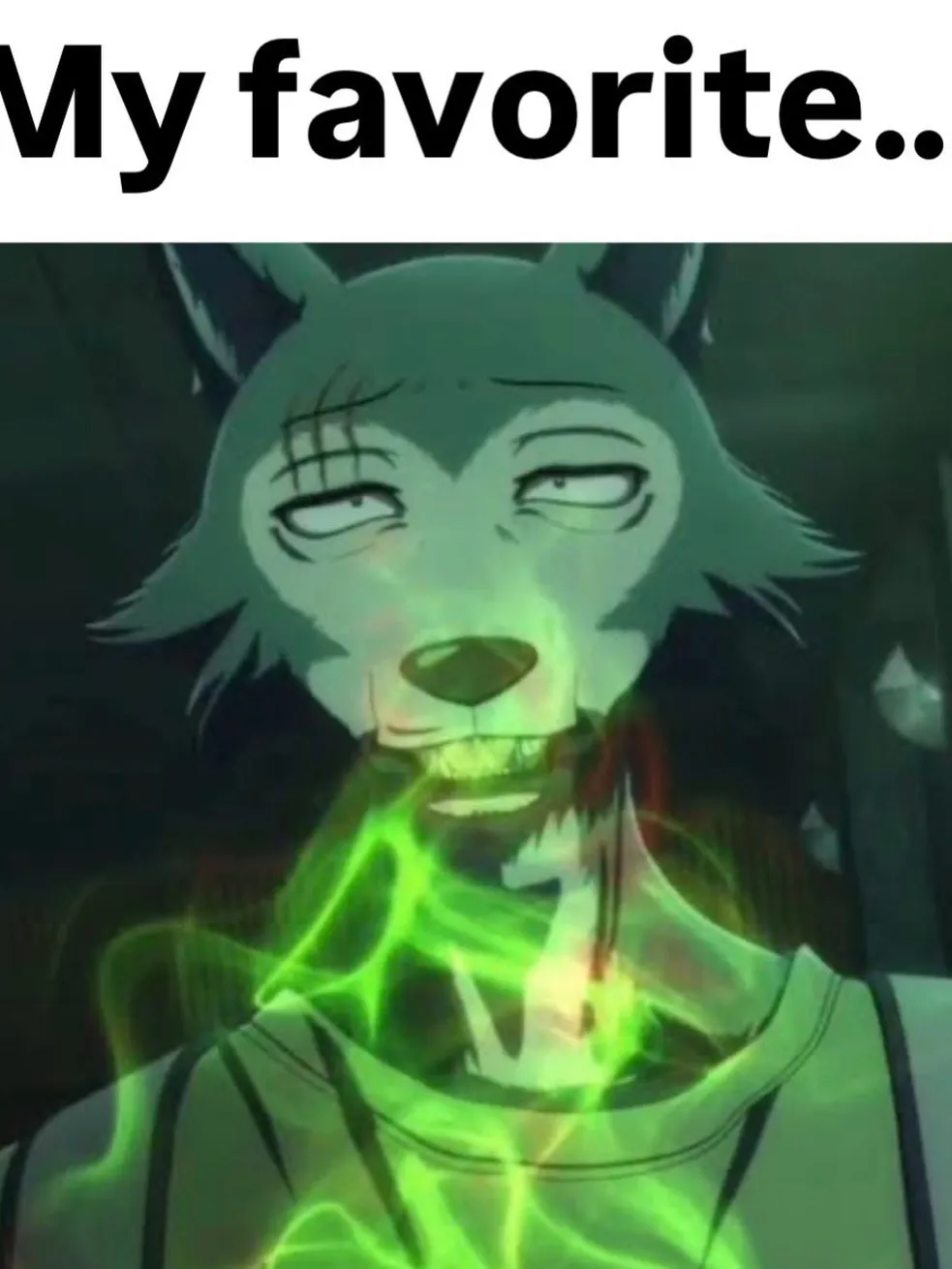 Photo by spoon on February 20, 2026. May be an image of fox, wolf and text that says 'My favorite.. 6O ಕಿ'.