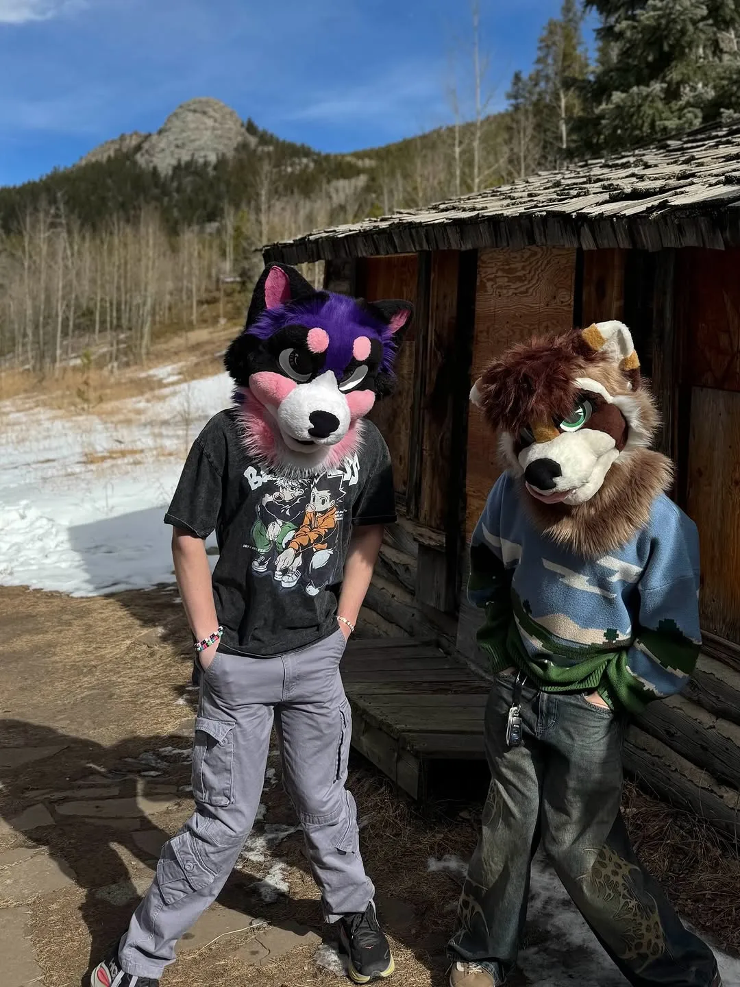 Photo by spoon on February 12, 2026. May be an image of wolf, costume and text.