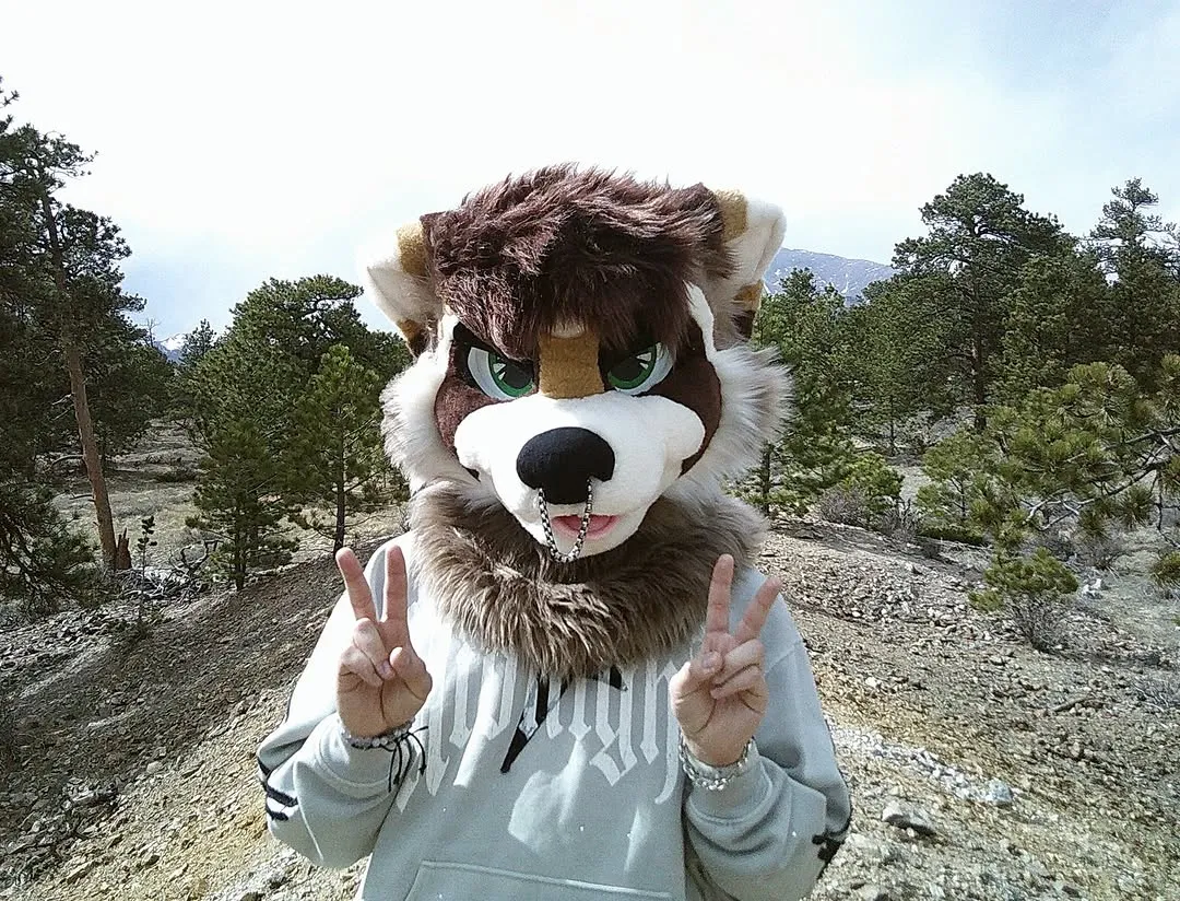 Photo by spoon on April 01, 2026. May be an image of fox, costume and text.