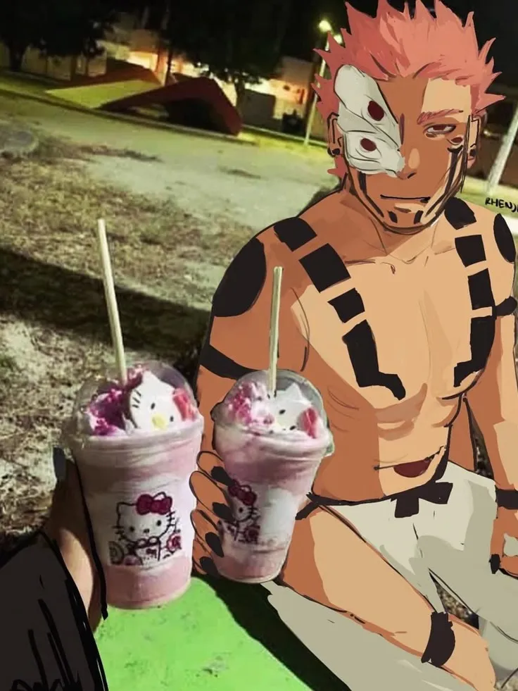 Photo by spoon on April 17, 2026. May be an anime-style image of text that says 'RHEN'.